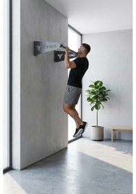 Resim Fatih Metal Dekorasyon Barfiks Aleti - Barfiks Demiri - Barfiks Çubuğu Antrasit Gri 