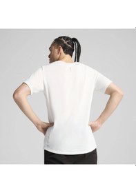 Resim Puma Run Tri-blend Beyaz Erkek Tişörtü 52660302 Beyaz 