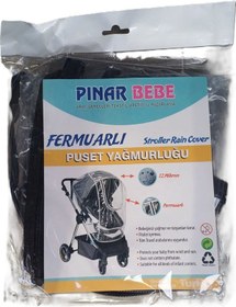 Resim Pınar Bebe Travel Sistem Lüx Bebek Arabası Yağmurluğu Bebeciden Şeffaf 