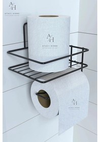 Resim Atacı 4.lü 1.kalite Paslanmaz Banyo Set Siyah 