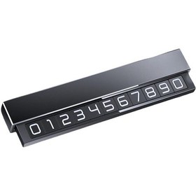 Resim Homyl Otopark Için Araba Geçici Park Kartı Evrensel Aydınlık Gri 