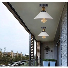 Resim Riolight Retro Metal Tekli Tavan Çap: 23Cm (538296619) 