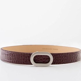 Resim Colección Tansu Andrew Leather Kemer - 38 / Leather Croco Strap 
