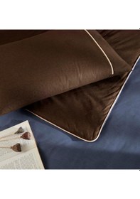 Resim Taç Riven Biyeli Tek Kişilik Nevresim Takımı Lacivert 000000001000046842 