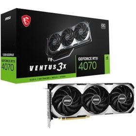 Resim MSI NVIDIA GeForce RTX 4070 Ventus 3X E OC 12 GB GDDR6X 192 Bit Ekran Kartı 