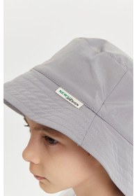 Resim Benitto Kids Erkek Çocuk Desenli Bucket Şapka 7006-gri 