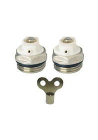 Resim Panel Radyatör ve Havlupan Hava Alma Purjör 2 Ad+1 Anahtar Metalik Gri 