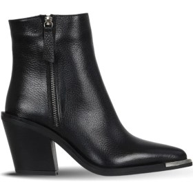 Resim Bueno Shoes Siyah Flotter Deri Kadın Topuklu Bot 33WB20000 33WB20000 