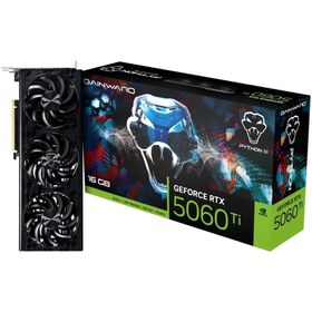 Resim gainward GeForce RTX5060Ti PYTHON III 16GB GDDR7 128Bit Gaming (Oyuncu) Ekran Kartı 