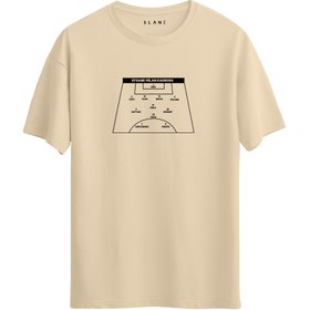 Resim Efsane Milan Kadrosu - Regular T-Shirt - Krem / XXL 