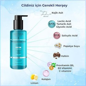 Resim Yoğun Arındırıcı Detoks Yüz Temizleme Jeli 3'lü Set - Sivilce Ve Siyah Nokta Karşıtı - Aha Bha - Kojik Asit 200 Ml 