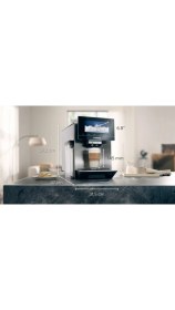 Resim Siemens TQ905R03 EQ.900 Paslanmaz Çelik Home Connect Tam Otomatik Kahve Makinesi 