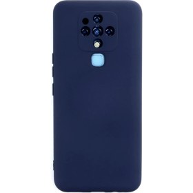 Resim Tecno Camon 16 Kılıf Nano Içi Kadife Silikon - LACIVERT-(5796) 