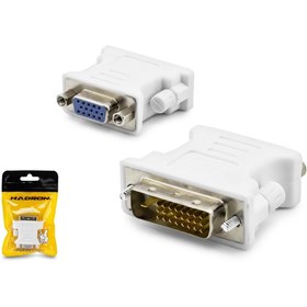 Resim HADRON Hdx1304 Dvı (M) To Vga (F) Adaptör 24 1 Beyaz 