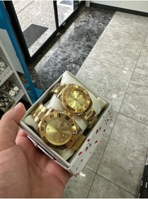 Resim İSTLİV Sevgili Çift Kol Saatleri Takvimli 