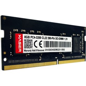 Resim XS32S22S8/8 8GB DDR4 3200MHz CL22 Notebook Ram 