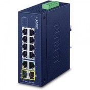 Resim Industrial 8-Port 10/100TX + 2-Port Gigabit TP/SFP Combo Ethernet Industrial 8-Port 10/100TX + 2-Port Gigabit TP/SFP Combo Ethernet