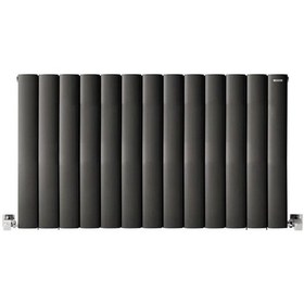 Resim 600mm x 1035mm Lilac Yüksek Isı Kapasiteli Dekoratif Yatay Alüminyum Antrasit Radyatör 