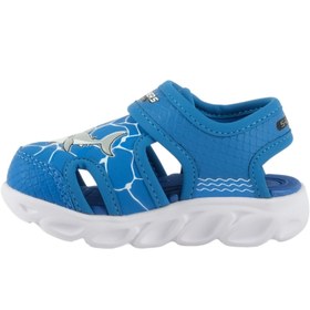 Resim Skechers Hypno Splash Bebek Siyah Işıklı Sandalet (400612N-BLU) 