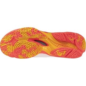 Resim Wave Lightning Z8 Mıd Unisex Voleybol Ayakkabısı Beyaz / Turuncu Çok Renkli 