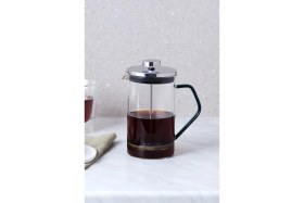 Resim Feyza Design 600 ml Borosilikat Cam French Press, Serin Yeşil Renkli Kahve Demleme 