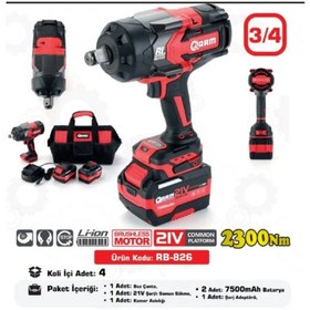 Resim Arm RB-826 3/4 2300NM Şarjlı Somun Sökme Sıkma Makinesi 