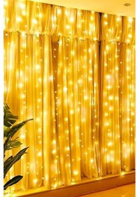 Resim Peri Perde Led Uzaktan Kumandalı 3x3 Metre Çok renkli 