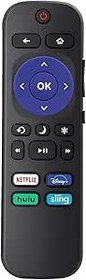 Resim Xtrasaver Westinghouse Roku Smart TV Netflix/Disney Plus/Hulu/Sling WR24HX2200 WR32HB200 WR32HX2019 WR43FX4019 WR43UX4019 WR50UX4019 WR55UX4019 WR5UX4019 için OEM Yedek Uzaktan Kumanda 40 EU 