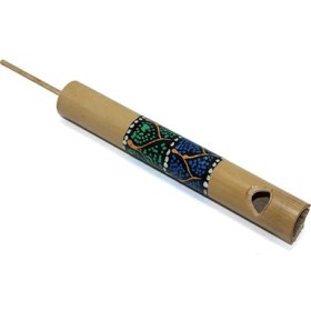 Resim Akıllı Durak Bambu Kuş Dili Batikli Küçük 20 Adet 