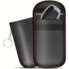 Resim Willowhaven Faraday Kılıfı Sinyal Bloklayıcı Çanta Rfıd Korumalı Anahtarlık Siyah 