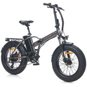 Resim Bisan Corelli Elektrikli Bisiklet Voniq 20 Jant Fat Bike gri BLC 