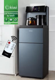 Resim Kiwi Kwp-8570 Gizli Damacanalı , Dahili Otomatik Çaycılı, Sıcak Soğuk Dijital Su Sebili 