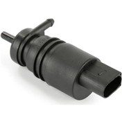 Resim Lasonstiges 1/2 Adet Araba Ön Cam Yıkama Pompası 12 V Siyah Araba Temizleme Cam Silecek Yıkama Pompası Bmw E46 E38 E39 E60 E65 E53 X5 Z4 M3 