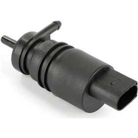 Resim Lasonstiges 1/2 Adet Araba Ön Cam Yıkama Pompası 12 V Siyah Araba Temizleme Cam Silecek Yıkama Pompası Bmw E46 E38 E39 E60 E65 E53 X5 Z4 M3 