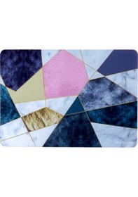 Resim Apple Uyumlu MacBook Air M1 Kılıf 13 İnç Maarble14nl Touchıd'li M1 Air A2337 A2179 A1932 İle Karışık 