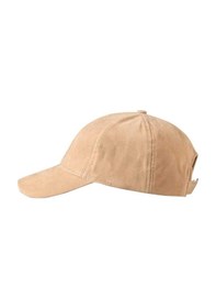Resim Uniquetrenders Unisex Vegan Süet Şapka Bej 