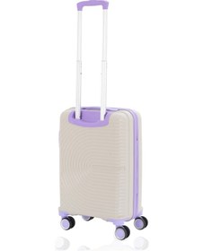 Resim Mçs Polipropilen 2li Valiz Seti Kabin & Makyaj V374 S21yy1000134-set 10729 Kemik/lila Kemik - Lila 