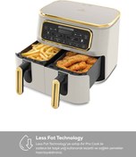 Resim Karaca Air Pro Cook Duo Tandır XXXL 4+4 Litre Airfryer Stargold 