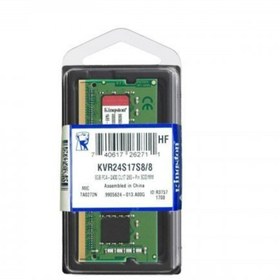 Resim Kingston Kıngston Kvr24s17s8-8 8gb Ddr4 2400 Mhz Notebook Ram 