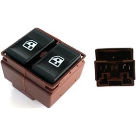 Resim Tofaş Uyumlu DOĞAN S 1993 - 1999 SOL CAM AÇMA KAPATMA ANAHTARI ÇİFTLİ 