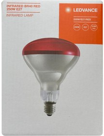 Resim Avarson (6 Adet) Ledvance 250W Kızılötesi Hayvan Isıtma ve Fizik Tedavi Lambası (Kırmızı Işık) E27 Duy 