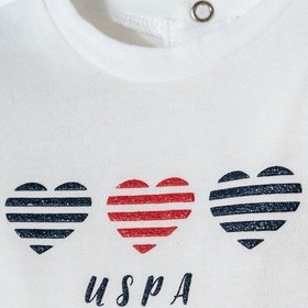 Resim U.s. Polo Assn. Kız Bebek Beyaz Şort Takım 5274-50087 Beyaz 