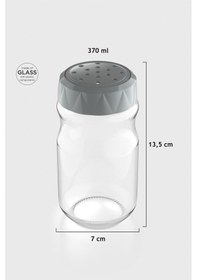 Resim Renga Lexa 370 Ml Cam Baharatlık 161016 Gri Gri 