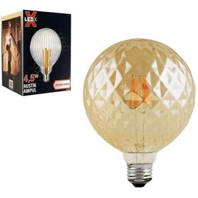 Resim Ayt Ledx Gds-95 Kırılmaz Gövde 4,5 Watt Rustik Ampul Dekoratif Lamba Aydınlatma 