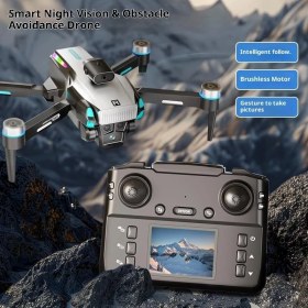 Resim Qifit Profesyonel Fırçasız Motorlu Drone - 4K Elektrikli Kamera ve Akıllı Engel Sensörü 