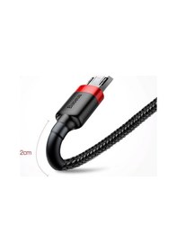 Resim Baseus Cafule Micro Usb 1Metre 2.4A Hızlı Şarj Halat Usb Kablo (476269504) 