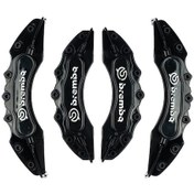 Resim Fiat Siyah Brembo 4'lü Kaliper Seti Kabartmalı 