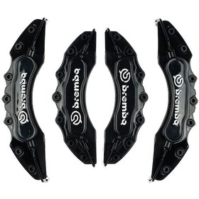 Resim Fiat Siyah Brembo 4'lü Kaliper Seti Kabartmalı 