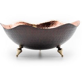 Resim ANTEPSEPETİ BAKIR ESKİTME DALGALI GONDOL (16CM) 