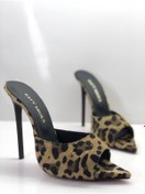 Resim HAYYSHOES Kadın Astarlı Topuklu Terlik 